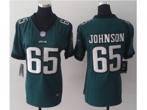 Nike Women NFL Philadelphia Eagles #65 Lane Johnson Green Jerseys