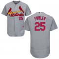 St. Louis Cardinals #25 Dexter Fowler grey Flexbase Jersey