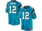 Men's Nike Carolina Panthers #12 Charles Johnson Limited Blue Alternate NFL Jersey