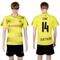 2017-18 Dortmund 14 ISAK Home Soccer Jersey
