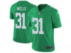 Men Nike Philadelphia Eagles #31 Jalen Mills Limited Green Rush Vapor Untouchable NFL Jersey