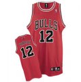 NBA Chicago Bulls #12 Kirk Hinrich Road Jersey red