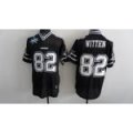 nfl dallas cowboys 82 witten black[50th patch]