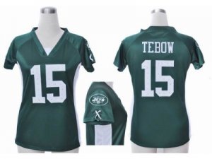 Nike Women New York Jets #15 Tim Tebow Lights green jerseys[draft him ii top]