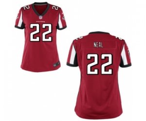 Women\'s Nike Atlanta Falcons #22 Keanu Neal Red Team Color NFL Jersey