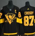Penguins #87 Sidney Crosby Black Women 2019 NHL Stadium