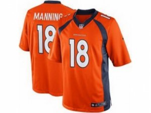 Nike Denver Broncos #18 Peyton Manning Orange(Limited 2013 New Style)