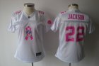 women nfl buffalo bills #22 jackson white[breast cancer awareness]