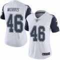 Women's Nike Dallas Cowboys #46 Alfred Morris Limited White Rush NFL Jersey