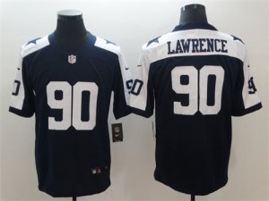 Nike Cowboys #90 DeMarcus Lawrence Navy Throwback Vapor Untouchable Limited Jersey