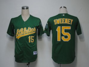 MLB Oakland Athletics #15 Sweeney Green