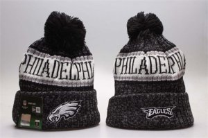 Eagles Fresh Logo Black Sport Knit Hat YP