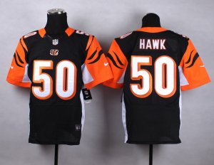 Nike Cincinnati Bengals #50 A.J. Hawk black Jerseys(Elite)