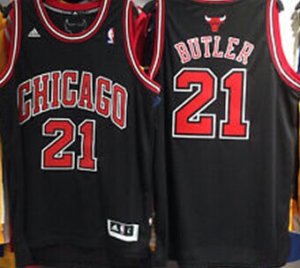 nba chicago bulls #21 BUTLER black [revolution 30 swingman]