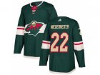 Youth Adidas Minnesota Wild #22 Nino Niederreiter Green Home Authentic Stitched NHL Jersey