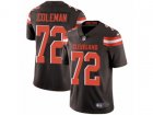 Nike Cleveland Browns #72 Shon Coleman Vapor Untouchable Limited Brown Team Color NFL Jersey