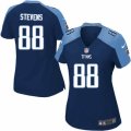 Women Nike Tennessee Titans #88 Craig Stevens Limited Navy Blue Alternate NFL Jersey