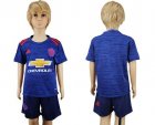 Manchester United Blank Away Kid Soccer Club Jersey