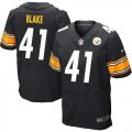 Nike Pittsburgh Steelers #41 Antwon Blake Black jerseys(Elite)