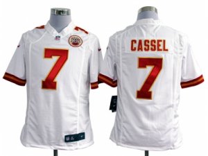 Nike NFL Kansas City Chiefs #7 Matt Cassel White Game Jerseys