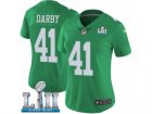 Women Nike Philadelphia Eagles #41 Ronald Darby Limited Green Rush Vapor Untouchable Super Bowl LII NFL Jersey