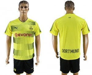 2017-18 Dortmund Home Soccer Jersey