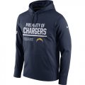 Men's Los Angeles Chargers Nike Navy Circuit Property Of Performance Pullover Hoodie