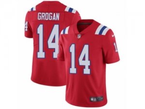 Mens Nike New England Patriots #14 Steve Grogan Vapor Untouchable Limited Red Alternate NFL Jersey