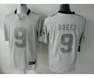 Nike new orleans saints #9 brees New White Platinum jerseys[game]