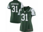 Womens Nike New York Jets #31 Khiry Robinson Limited Green Team Color NFL Jersey