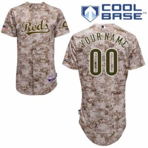 Womens Majestic Cincinnati Reds Customized Replica Camo Alternate Cool Base MLB Jersey