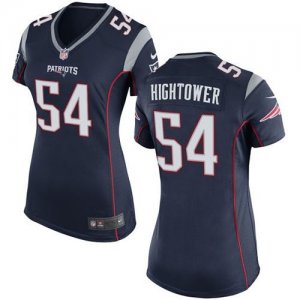 Women Nike New England Patriots #54 Dont\'a Hightower Navy Blue jerseys