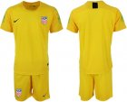 2018-19 USA Yellow Goalkeeper Soccer Jersey