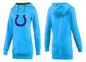 Women Indianapolis Colts Logo Pullover Hoodie-063