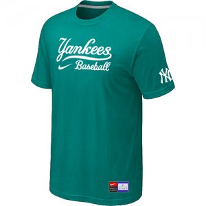 New York Yankees Green Nike Short Sleeve Practice T-Shirt