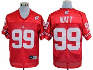 ncaa Wisconsin Badgers J.J. Watt #99 Red College Football Jerseys