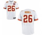 Men's Nike Kansas City Chiefs #26 KeiVarae Russell Elite White NFL Jersey