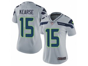 Women Nike Seattle Seahawks #15 Jermaine Kearse Vapor Untouchable Limited Grey Alternate NFL Jersey