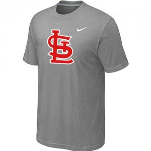 MLB St.Louis Cardinals Heathered L.Grey Nike Blended T-Shirt