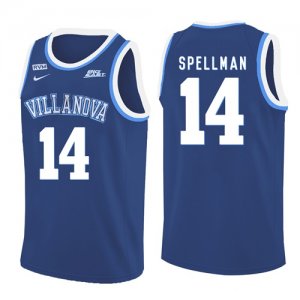 Villanova Wildcats #14 Omari Spellman Blue College Basketball Jersey