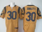 Nike St. Louis Rams #30 Todd Gurley II Yellow Jerseys(Elite)