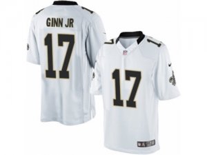 Mens Nike New Orleans Saints #17 Ted Ginn Jr Limited White NFL Jersey