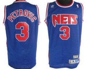 nba brooklyn nets #3 petrovic Blue jersey