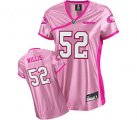 san francisco 49ers willis #52 women pink