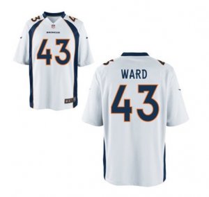 Nike Denver Broncos #43 ward white Jerseys(game)