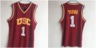 USC Trojans #1 Nick Young Red College Basketball Jersey