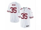 Nike jerseys san francisco 49ers #35 reid white[nike limited]