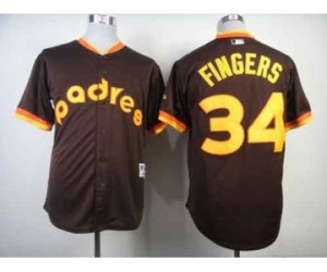 mlb jerseys san diego padres #34 fingers coffee[1984 m&n]