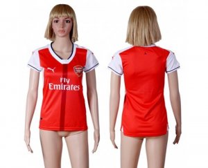 Womens Arsenal Blank Home Soccer Club Jersey