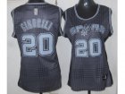 women nba san antonio spurs #20 ginobili black-grey[2012]